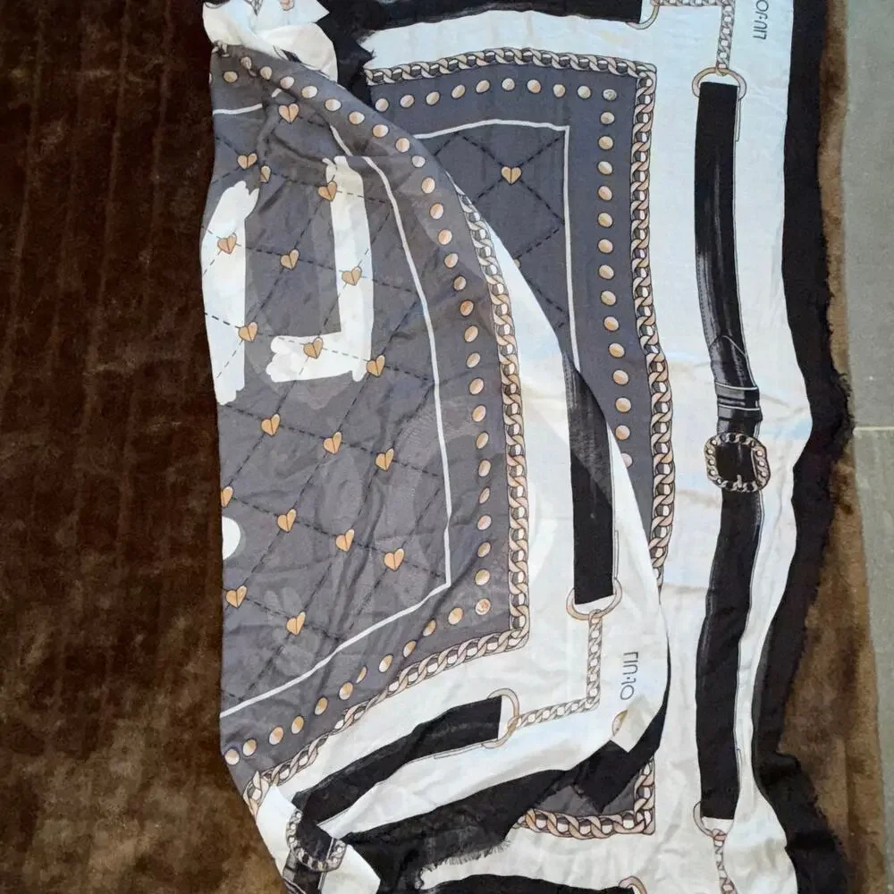 Liu Jo HUGE 49” Square Ultra Lightweight Scarf in‎ PRISTINE CONDITION